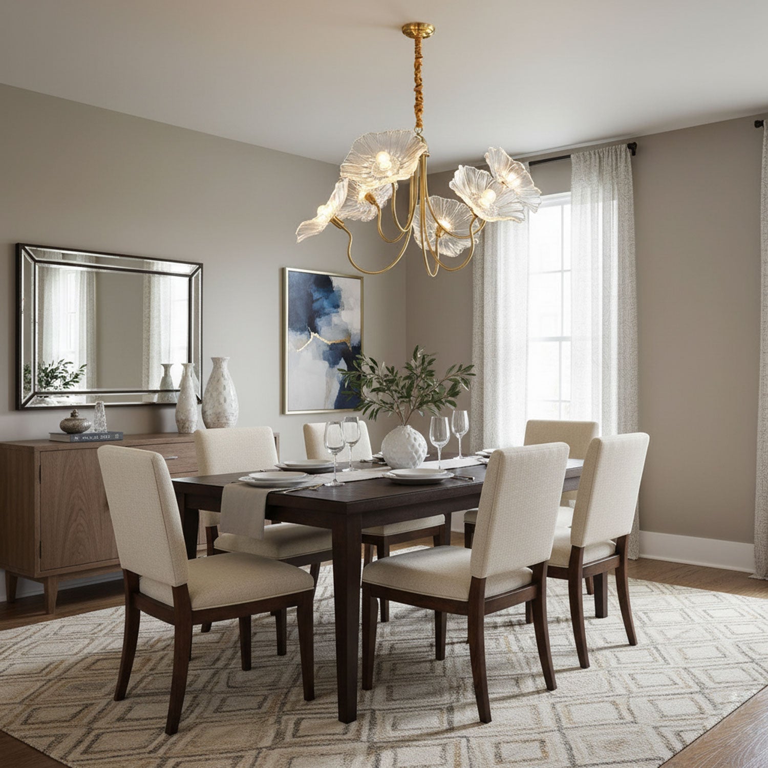Chandelier Light | Lotus Leaf Lamp