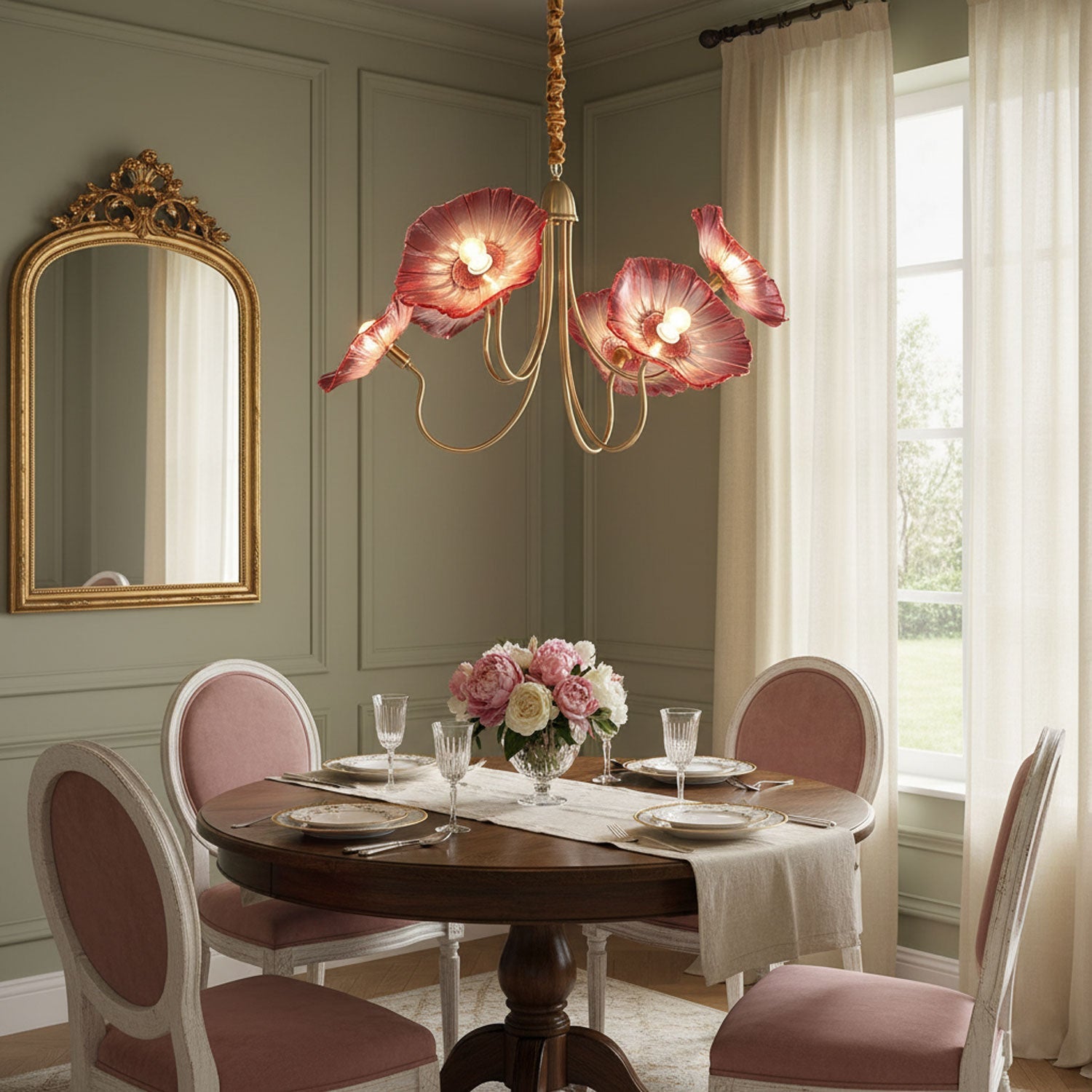 Chandelier Light | Lotus Leaf Lamp