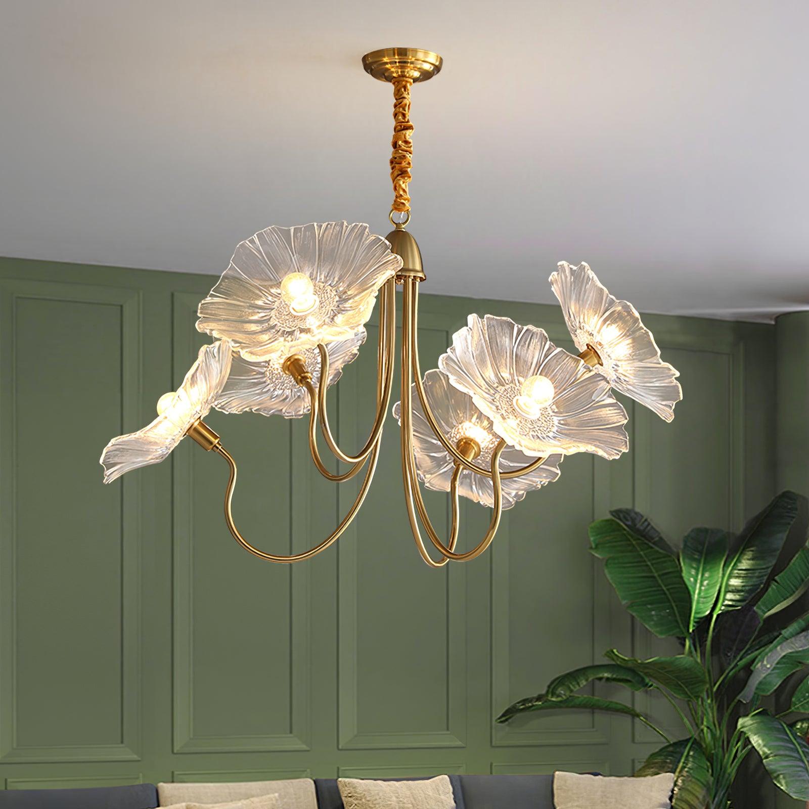 Chandelier Light | Lotus Leaf Lamp