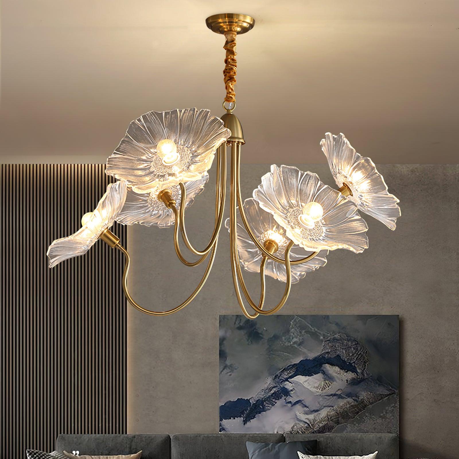 Chandelier Light | Lotus Leaf Lamp