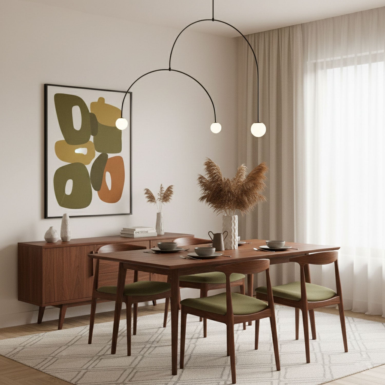 Chandelier Light | Linear Mobile Design