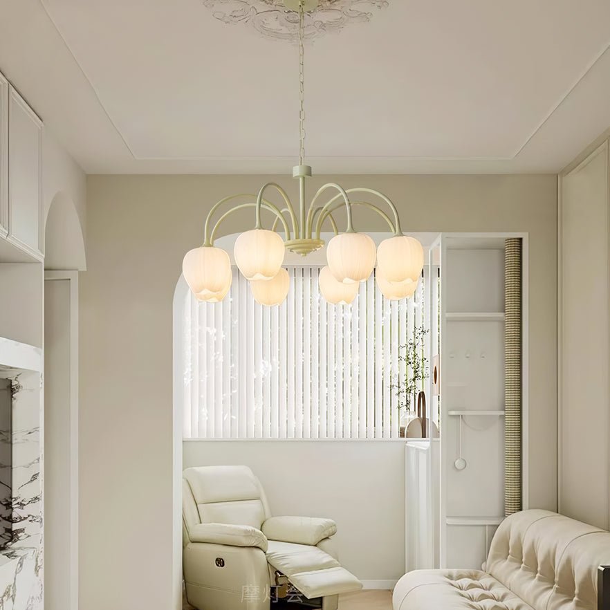 Chandelier Light | Tulip Globe Design