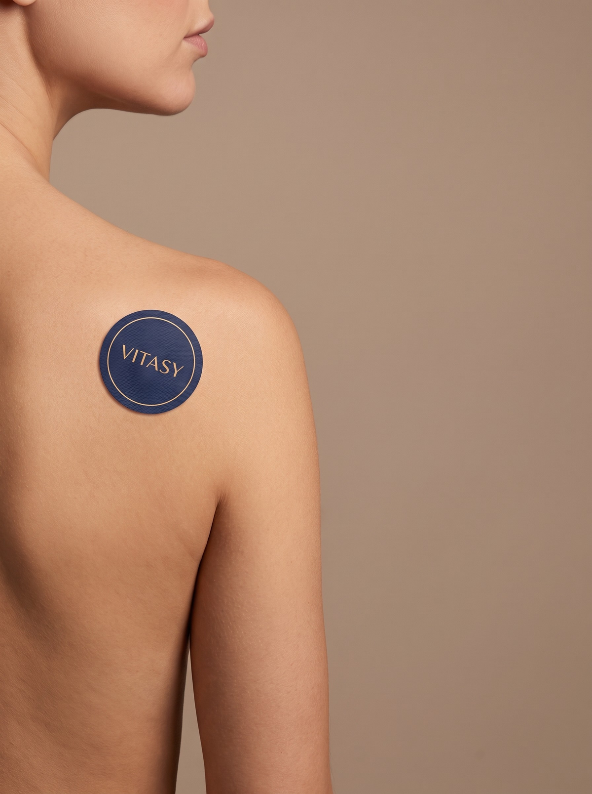 Shoulder with a Vitasy patch