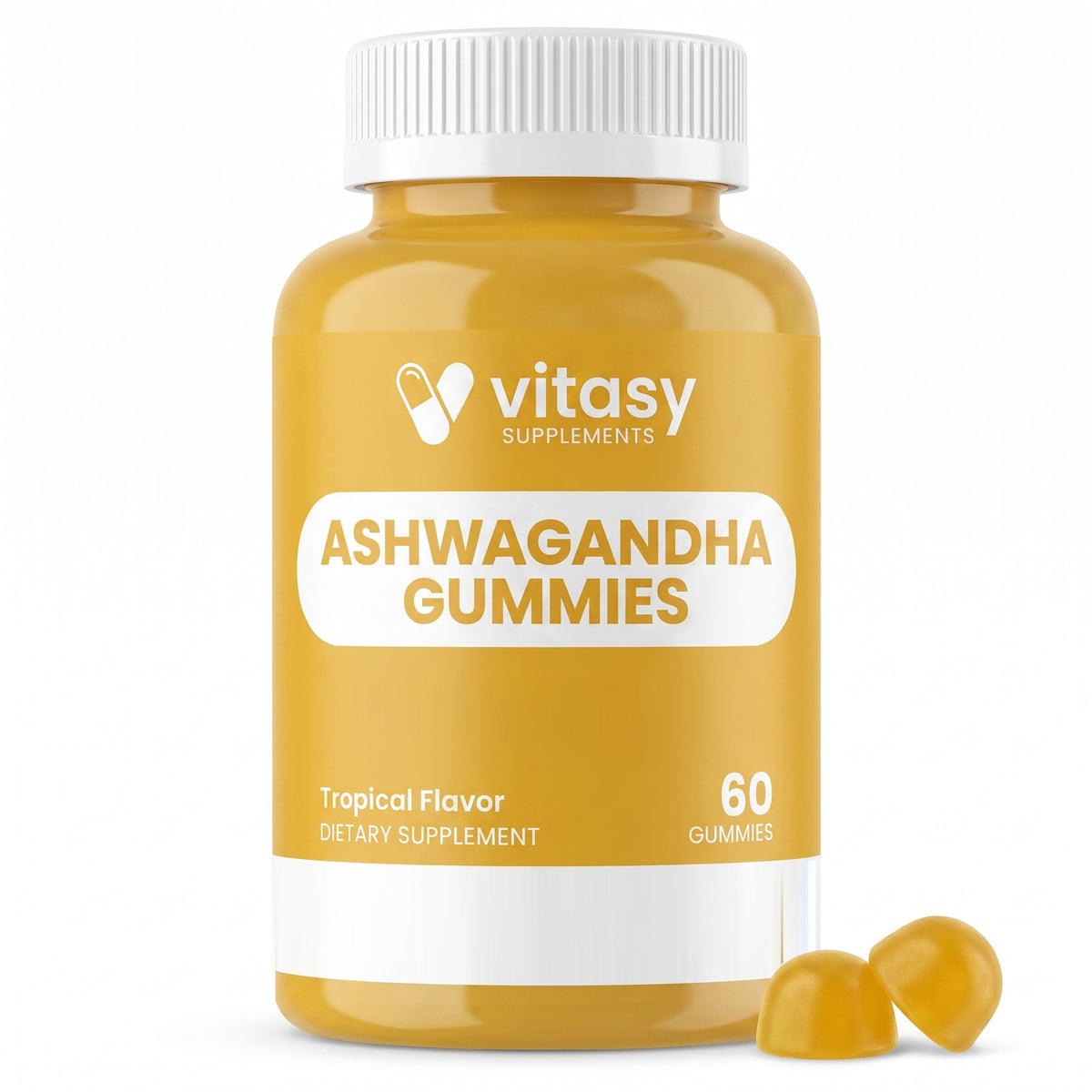 Vitasy Ashwagandha Gummies, Tropical