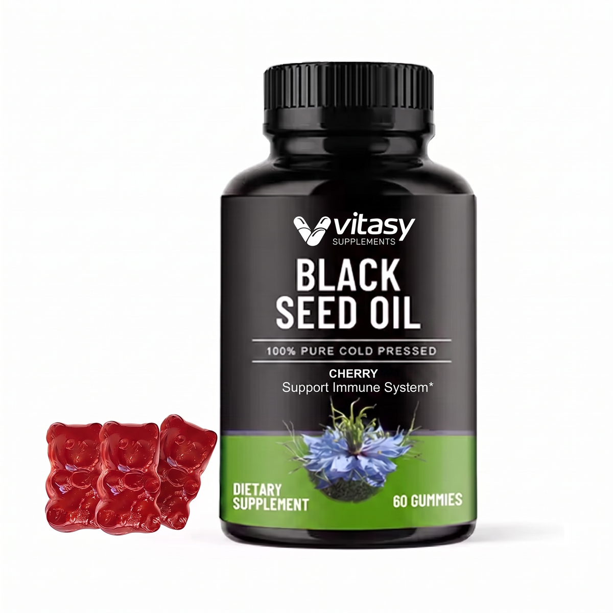Black seed oil Gummies Cherry