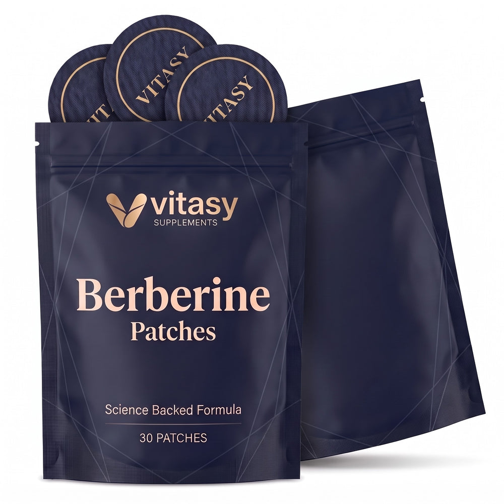 Two Vitasy Berberine Patches pouches