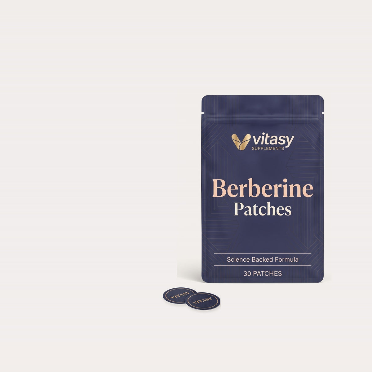 Vitasy Berberine Patches pouch with patch