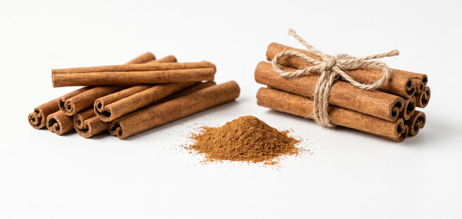 Cinnamon sticks and powder