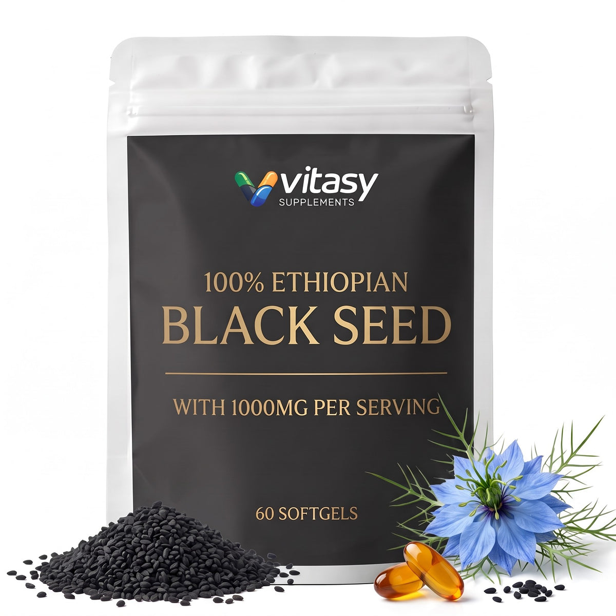 Vitasy Ethiopian Black Seed pouch