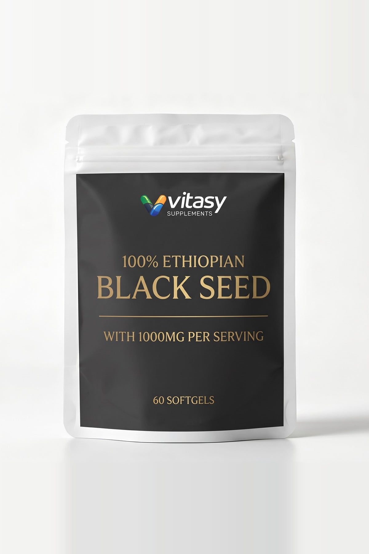 Vitasy Ethiopian Black Seed pouch, 60 softgels