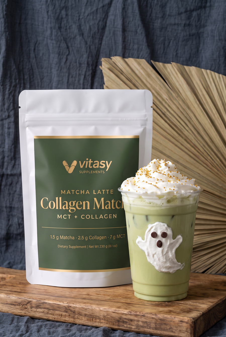 Ghost Matcha Latte Halloween Recipe