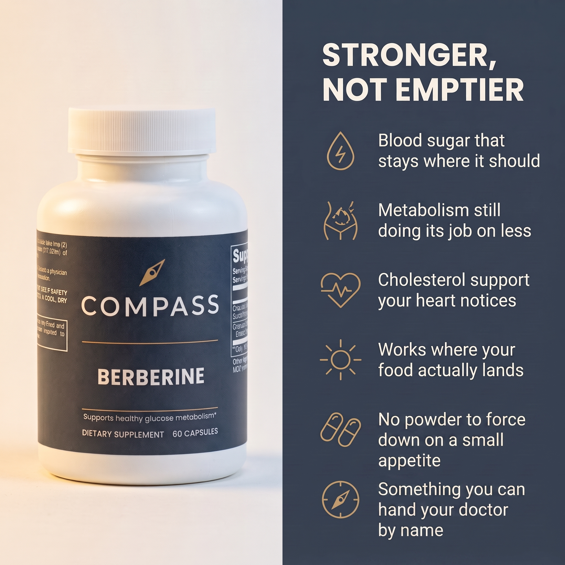 Stronger, not emptier