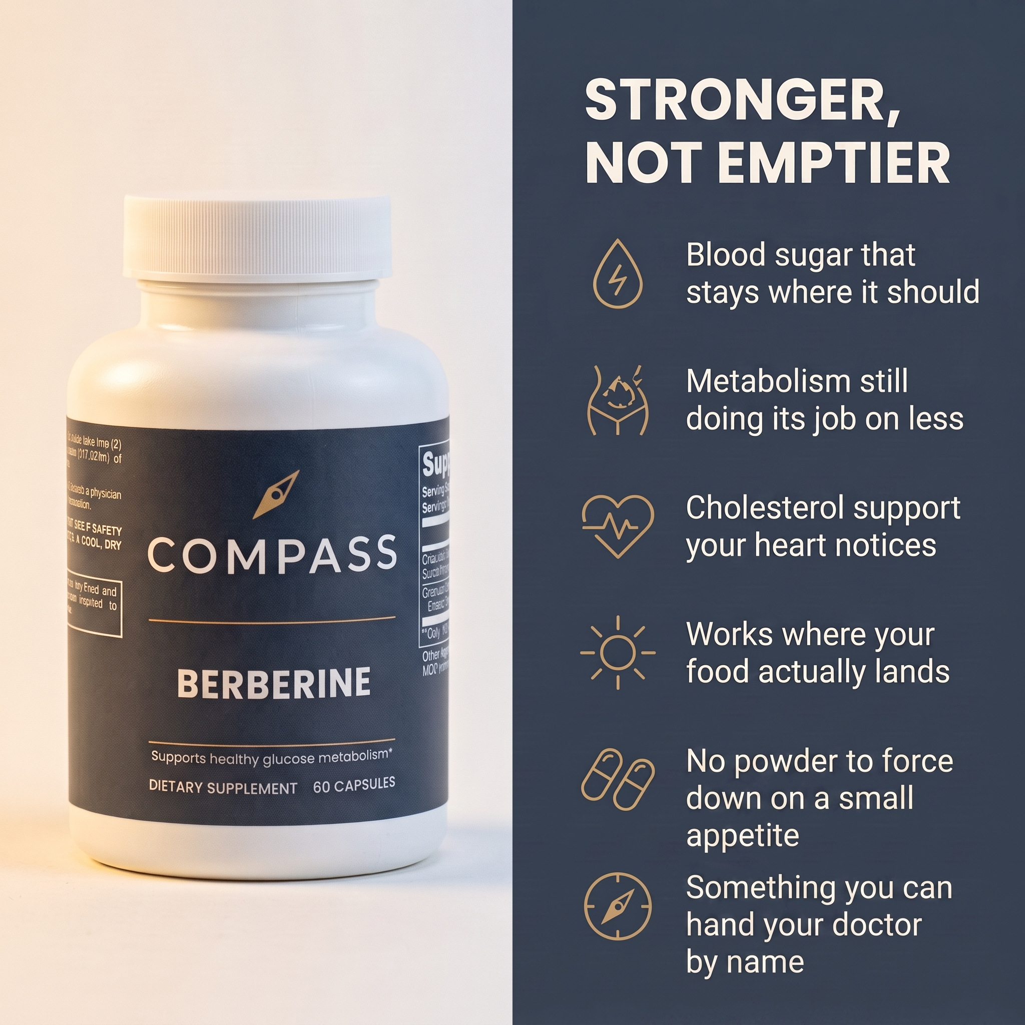 Stronger, not emptier