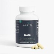 CORTEX NAD+ supplement bottle, 60 vegan capsules, 30 servings