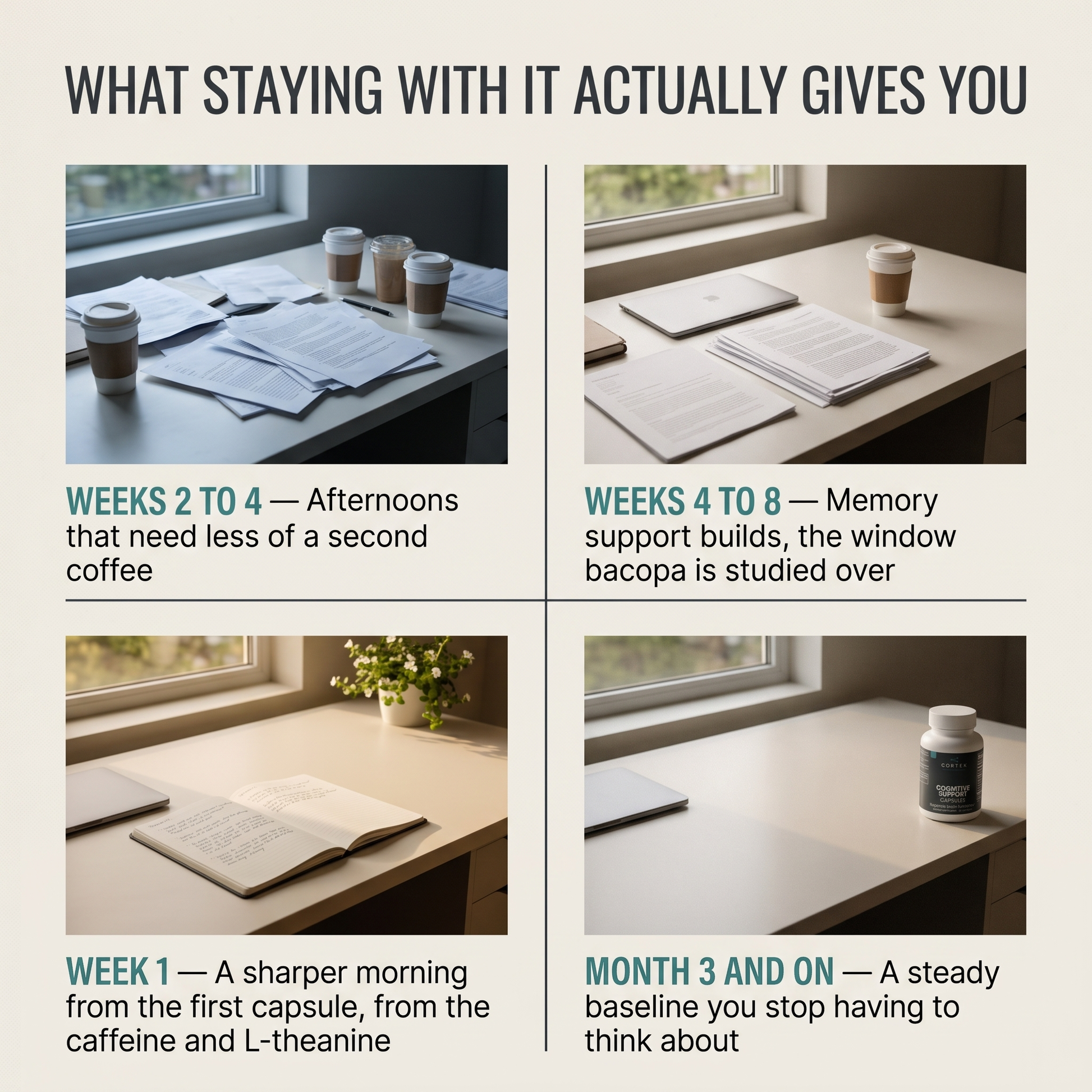 What staying with it actually gives you