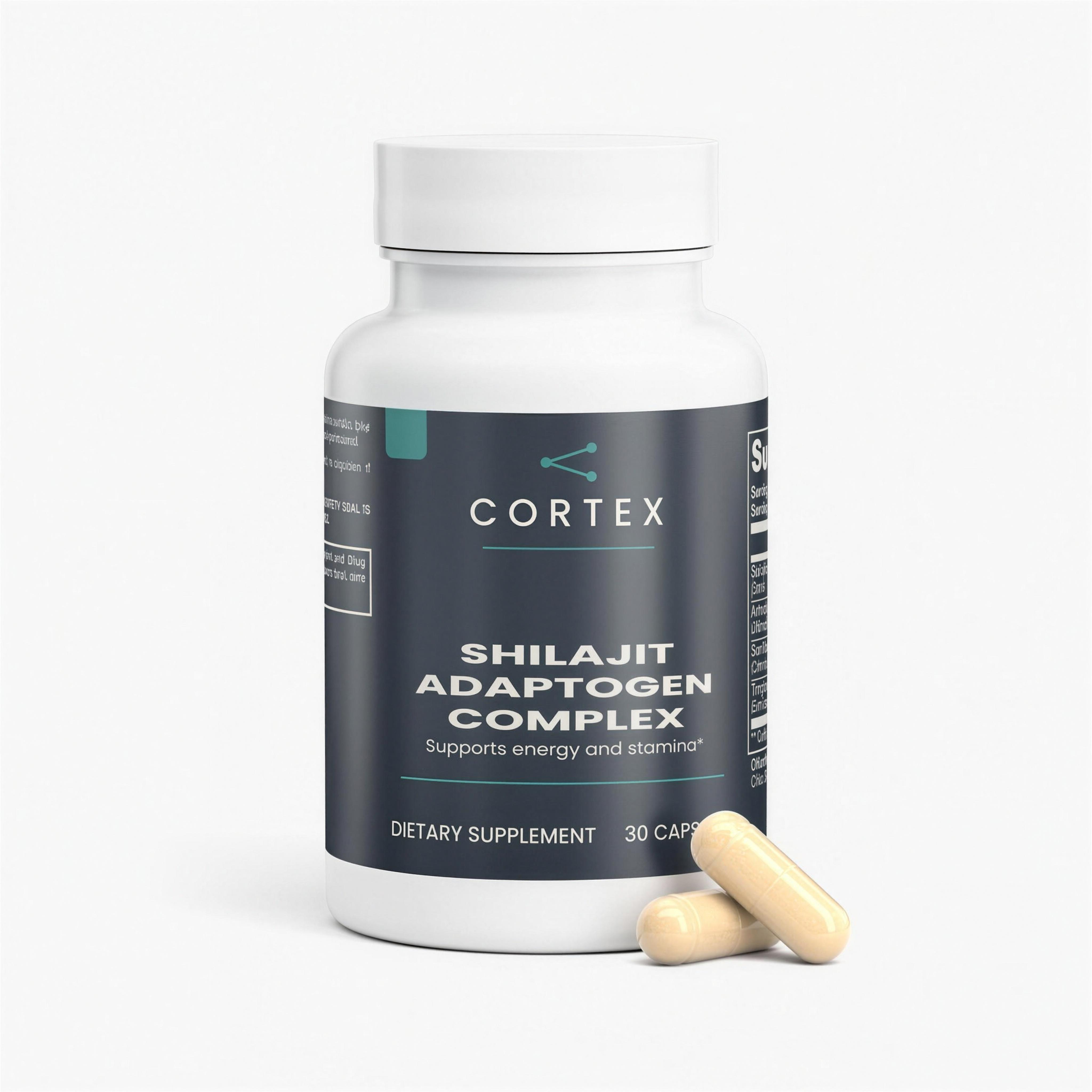 CORTEX Shilajit Adaptogen Complex, 30 capsules