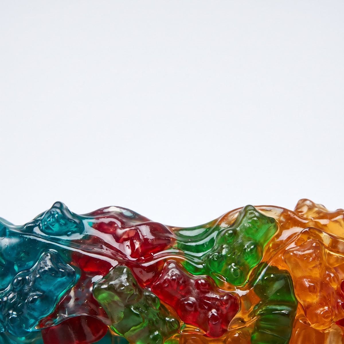 Colorful gummy bears