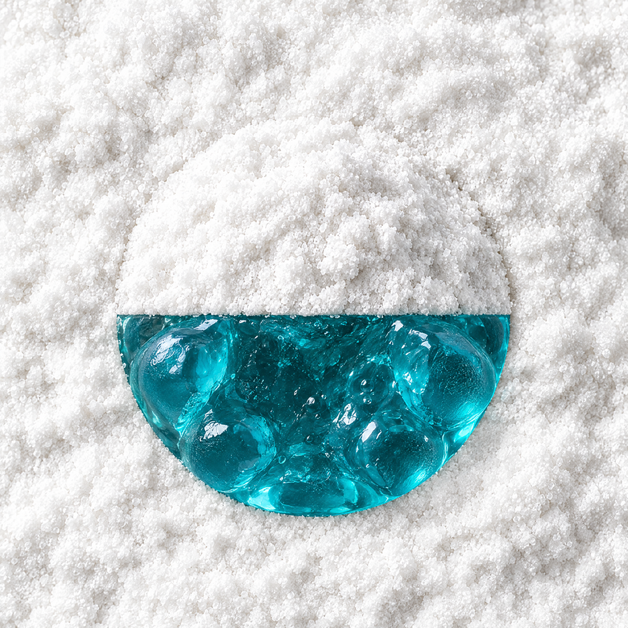 Creatine monohydrate powder and a gummy