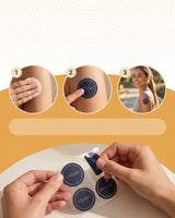 How to apply a Vitasy energy patch in three steps