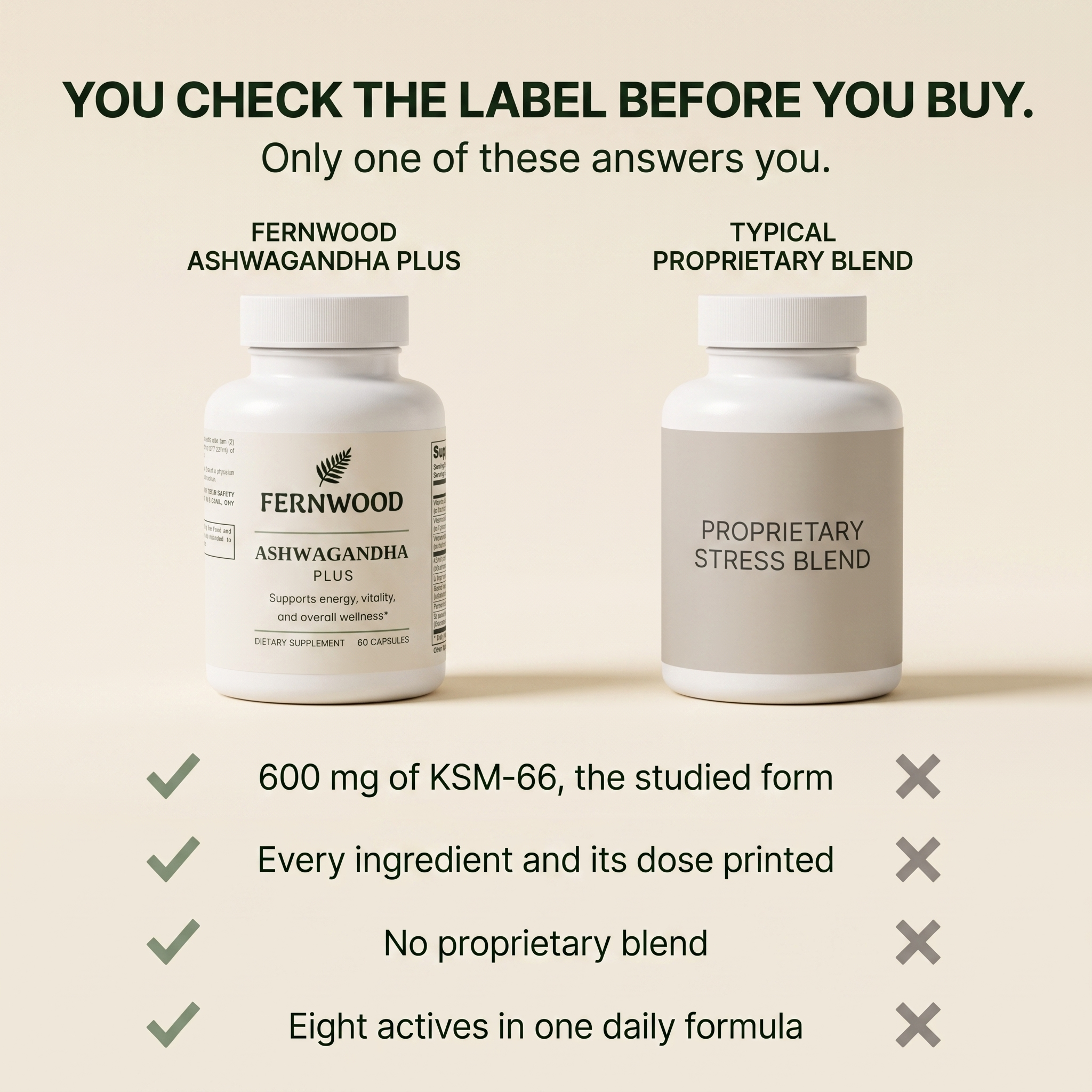 You check the label before you buy