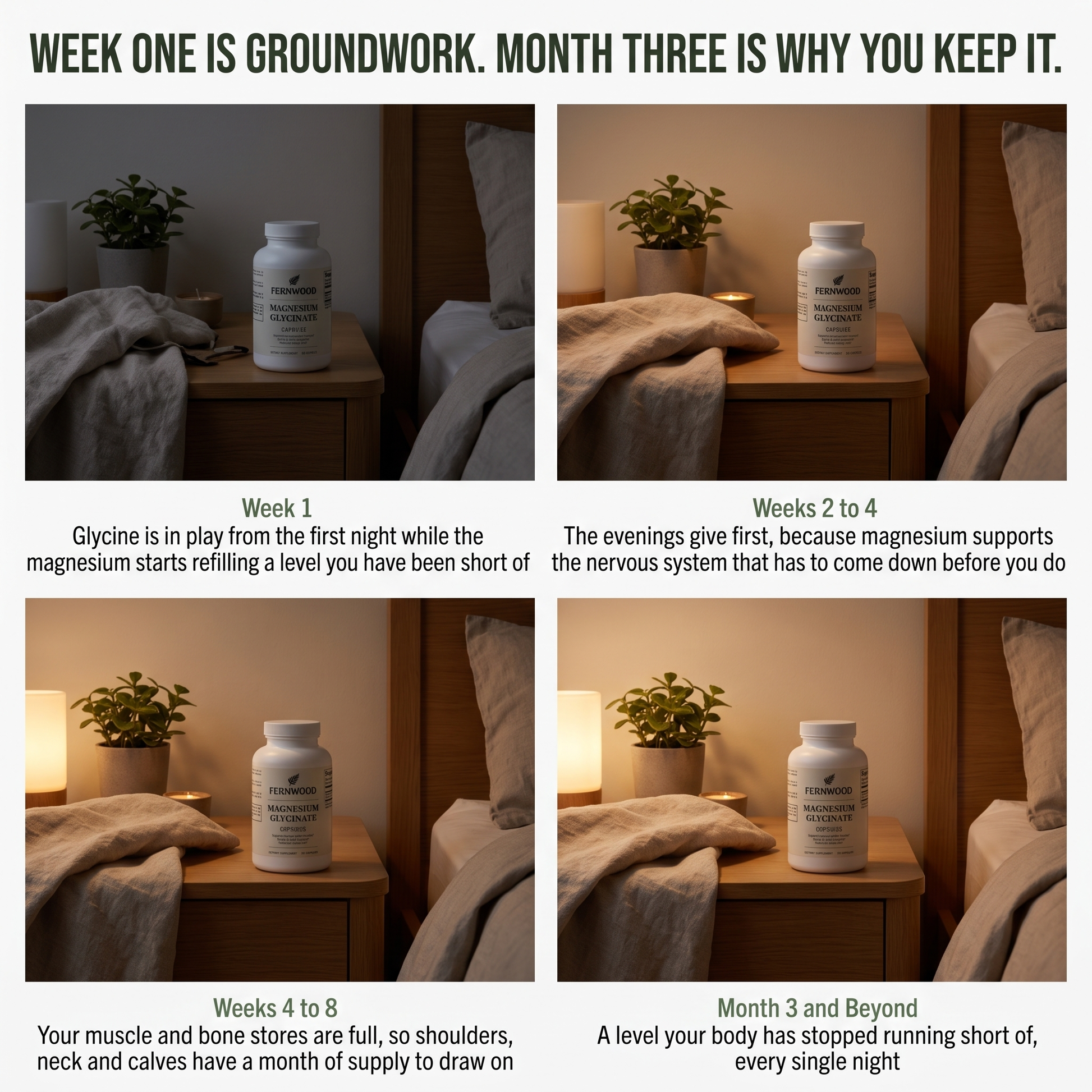 Week one is groundwork. Month three is why you keep it.