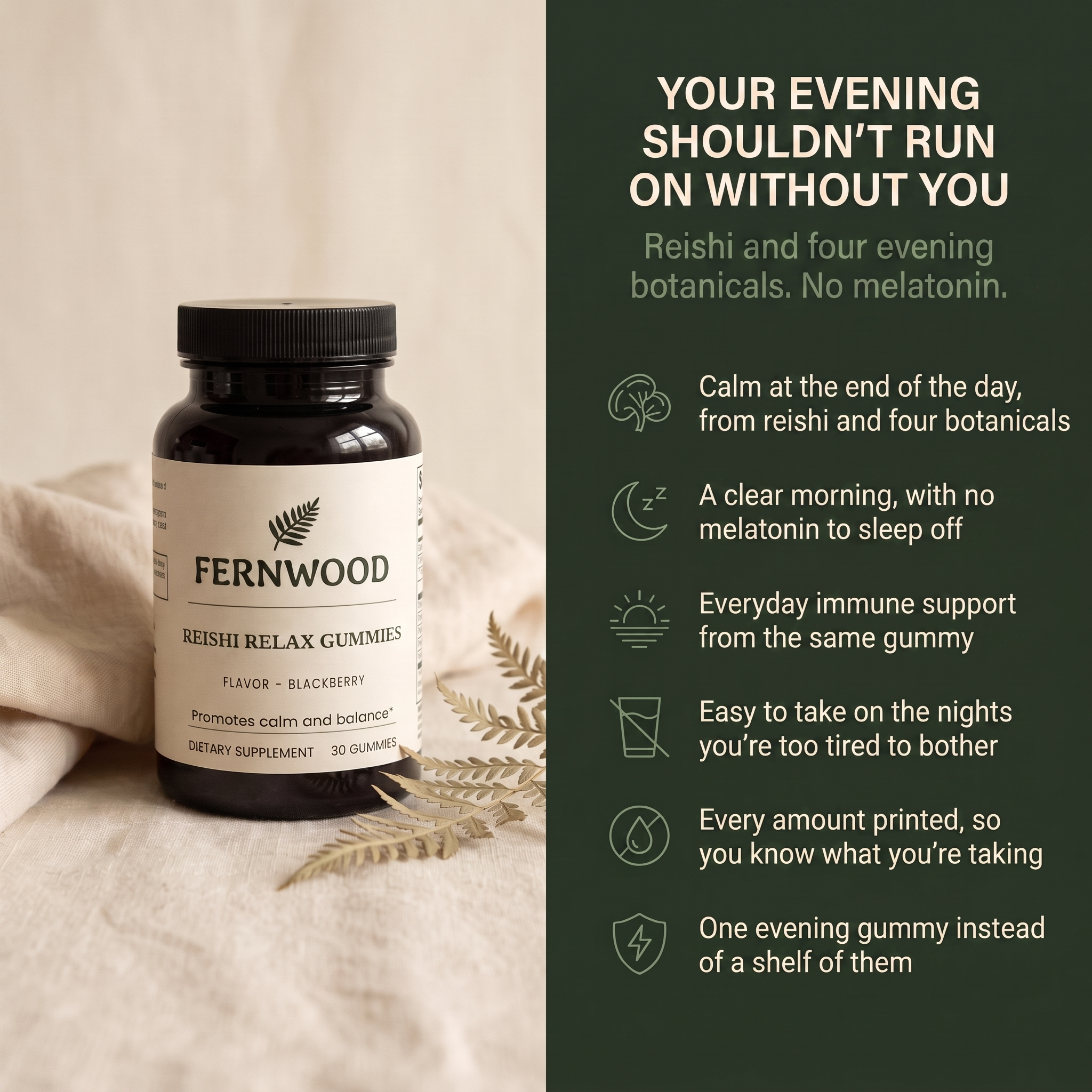 Your evening shouldn't run on without you