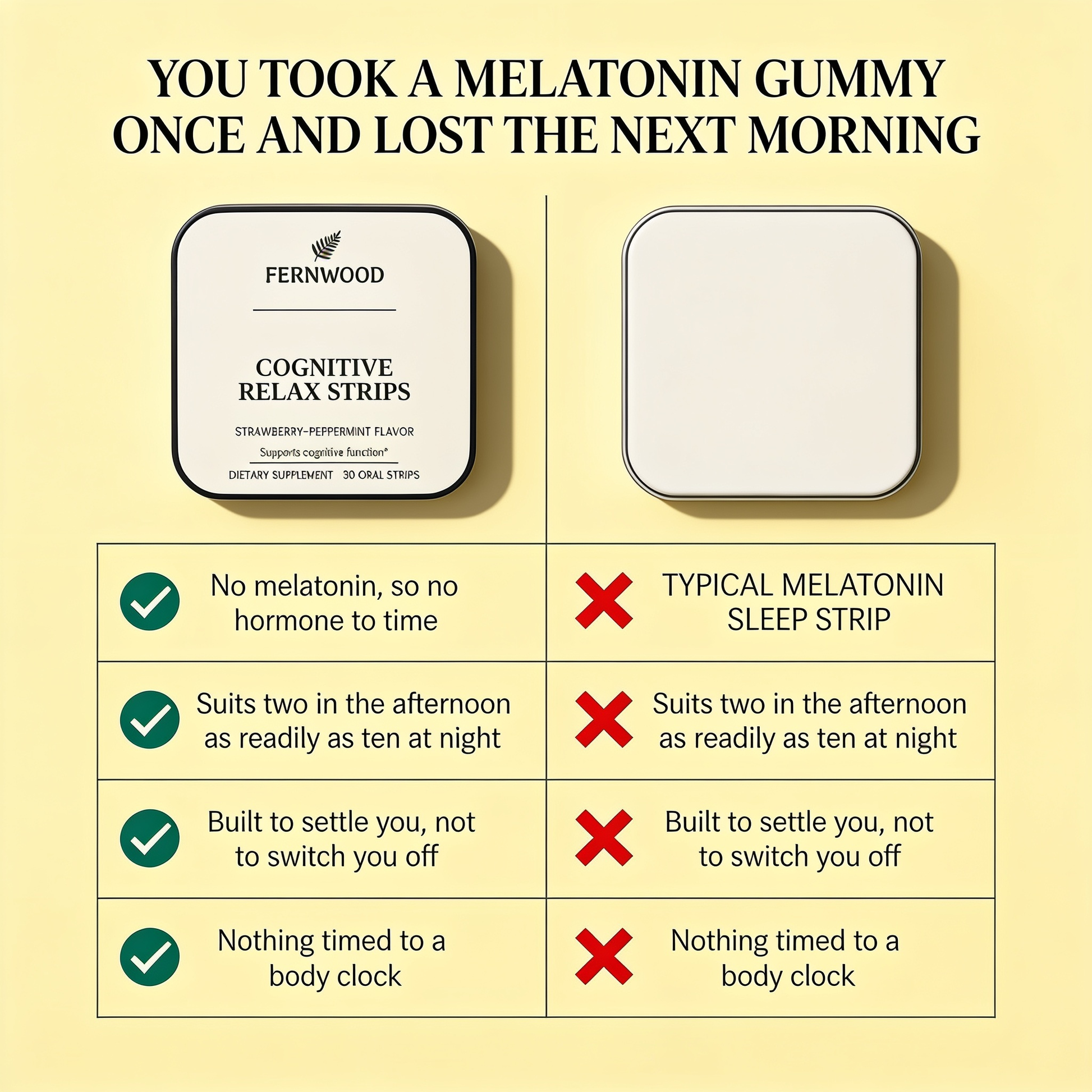 You took a melatonin gummy once and lost the next morning