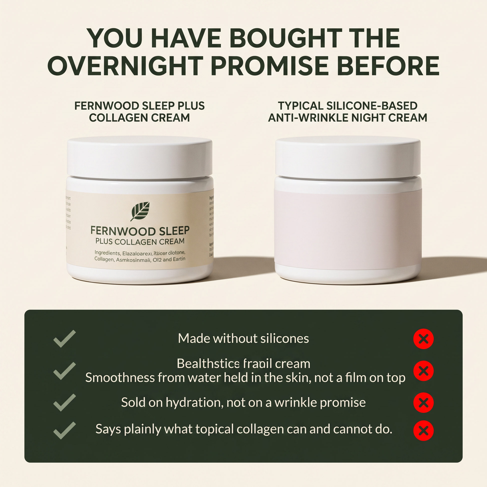 You have bought the overnight promise before