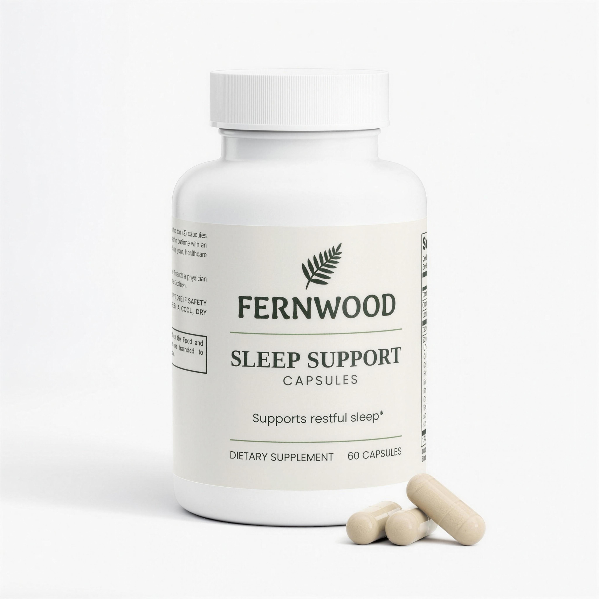 FERNWOOD Sleep Support bottle with capsules