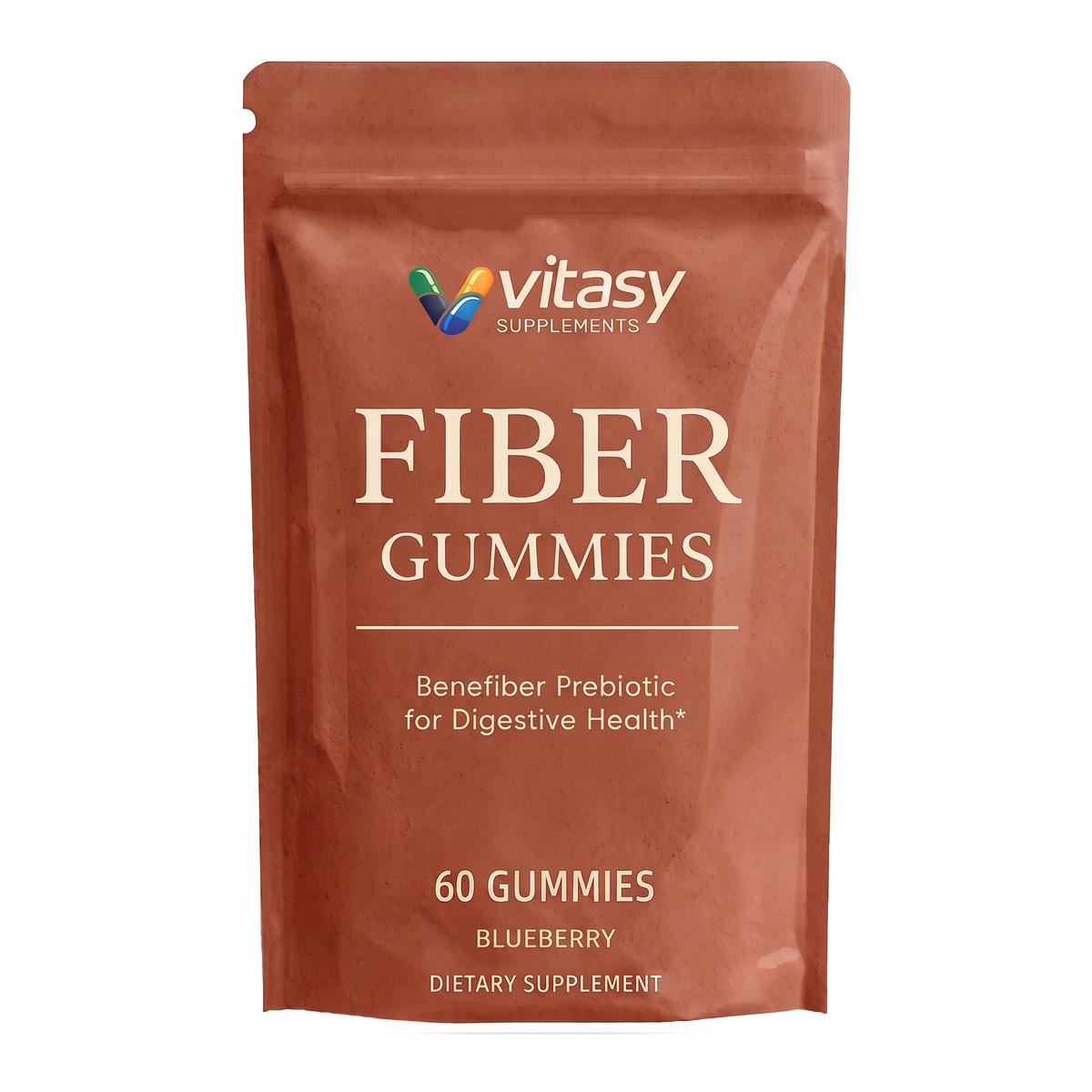 Fiber Gummies That Taste Like a Fruit Chew - 6g Soluble Chicory Root Fiber Per Serving - 60 Gummies, 30 Servings