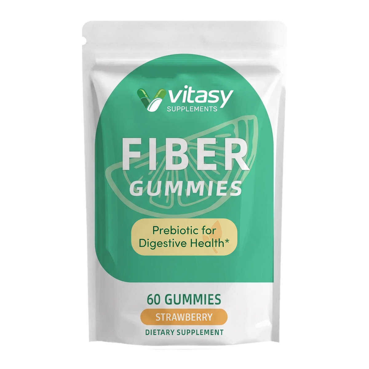 Fiber Gummies Strawberry Vitasy packshot