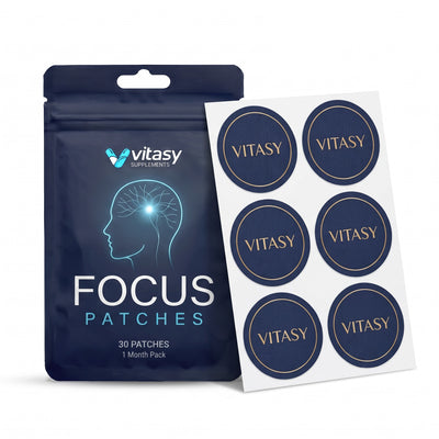 Vitasy Focus Patches pouch with patches