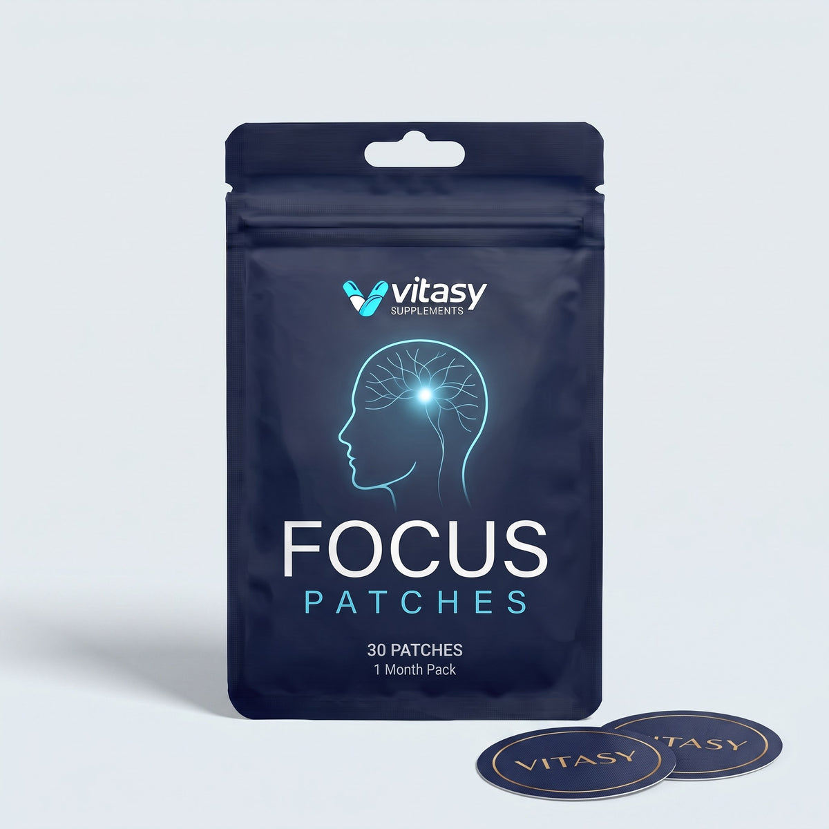 Vitasy Focus Patches pouch, 30 patches