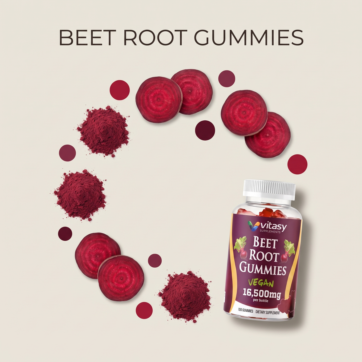 Beet Root Gummies v4 - Gallery Image 5