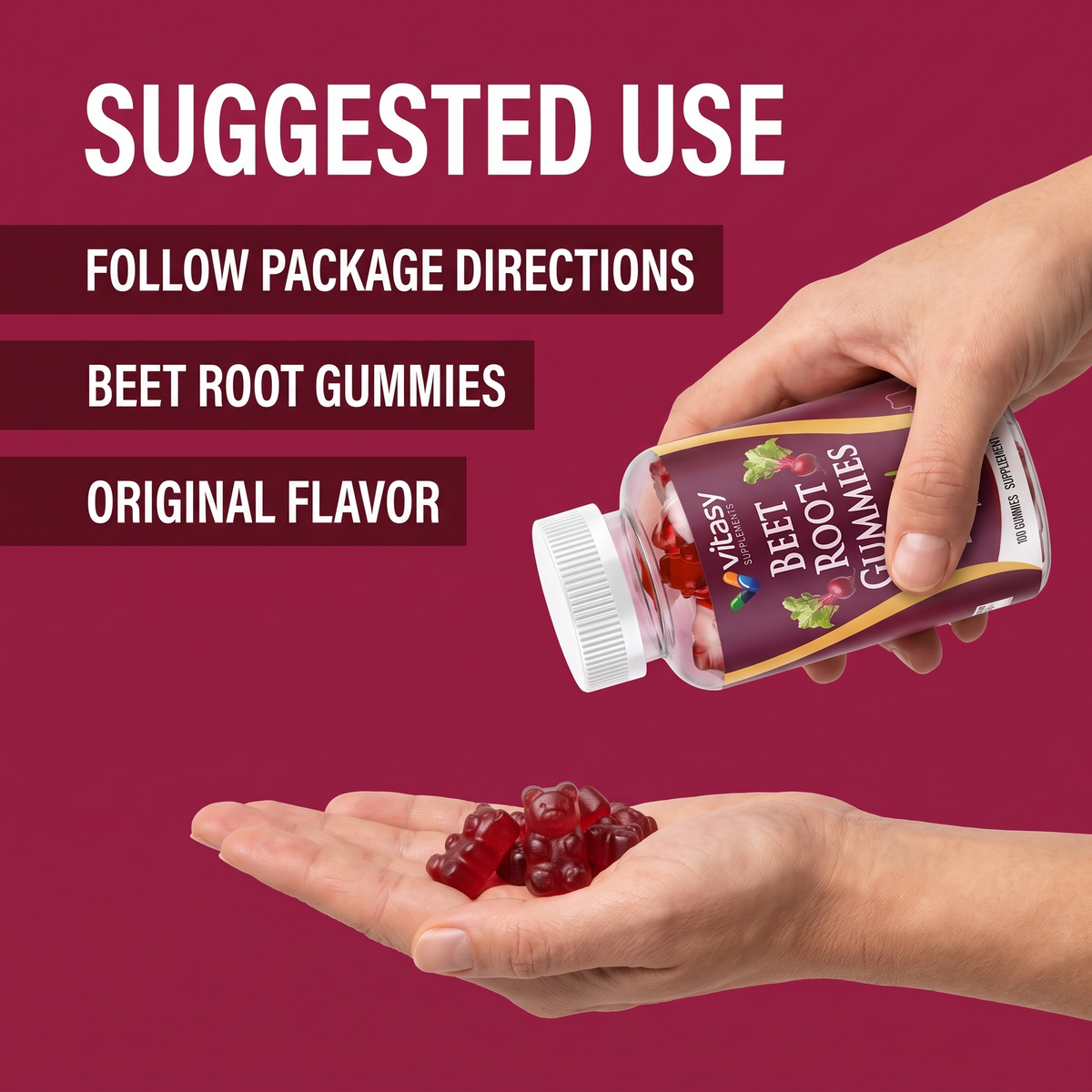 Beet Root Gummies v4 - Gallery Image 7
