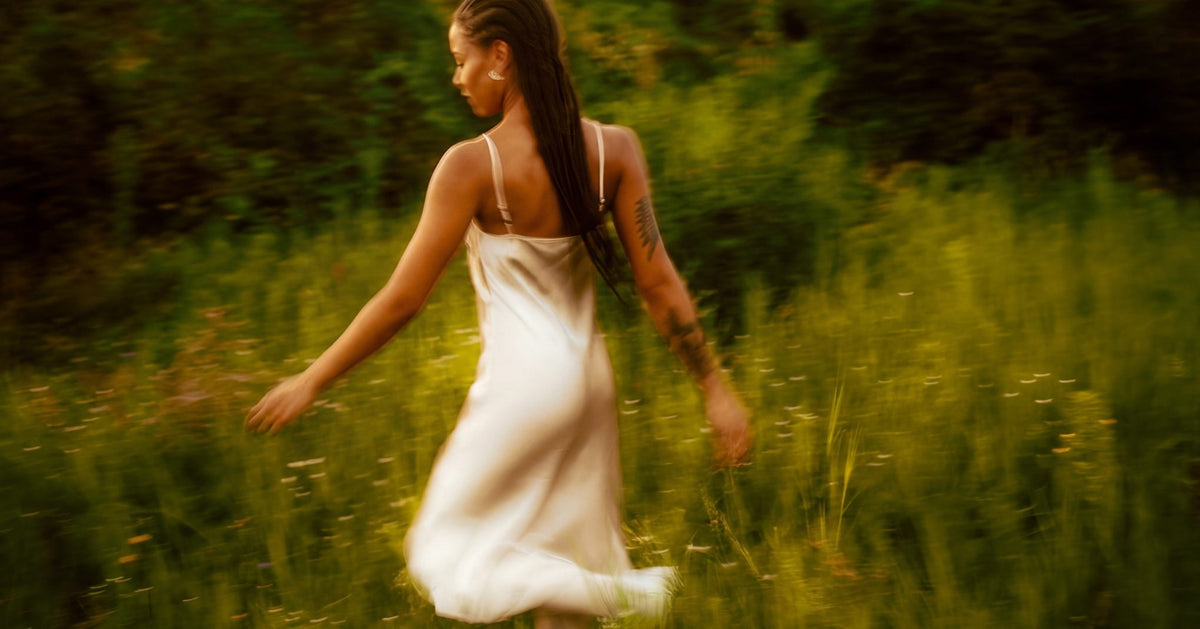 Woman in a meadow