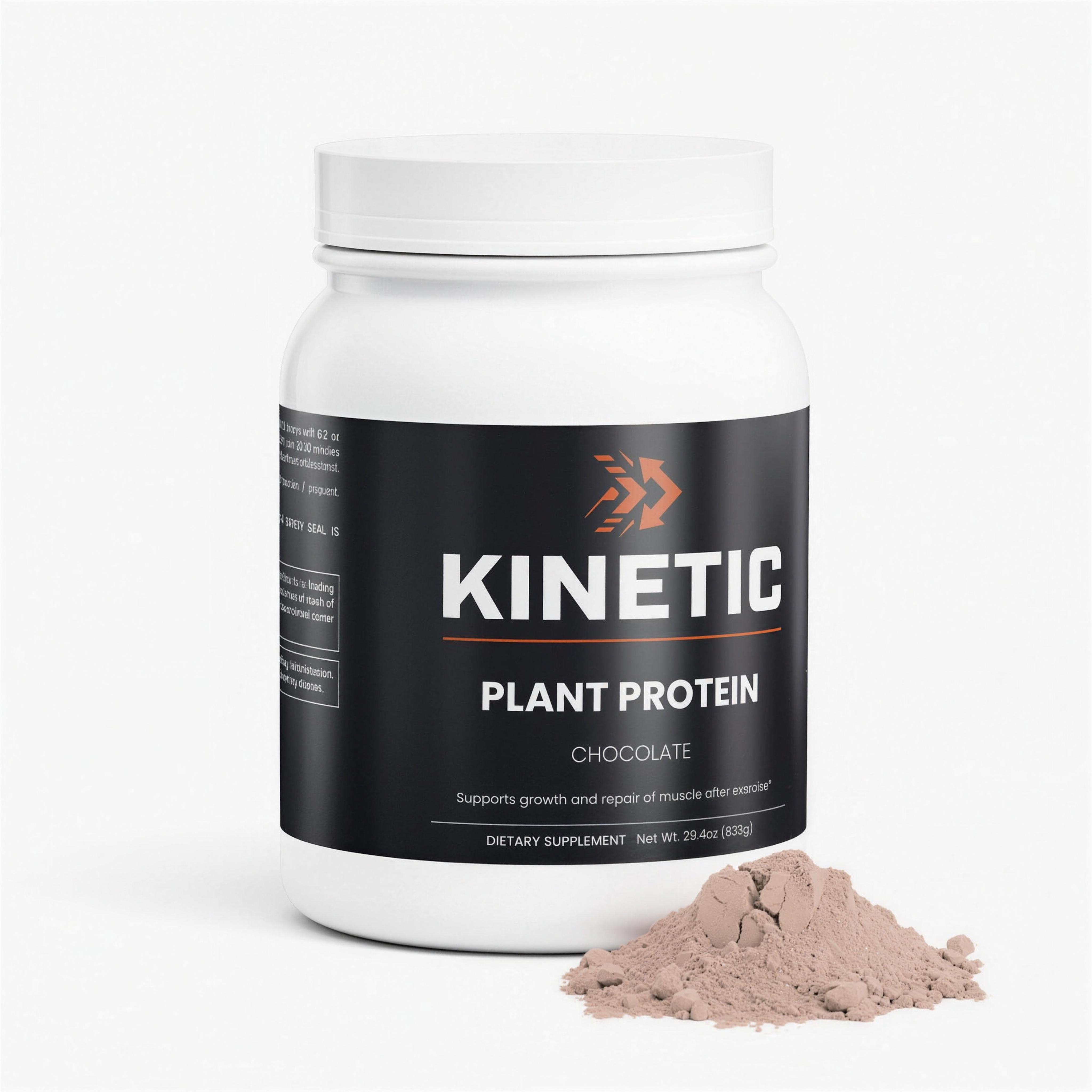 KINETIC Plant Protein chocolate, 1.8 lbs tub