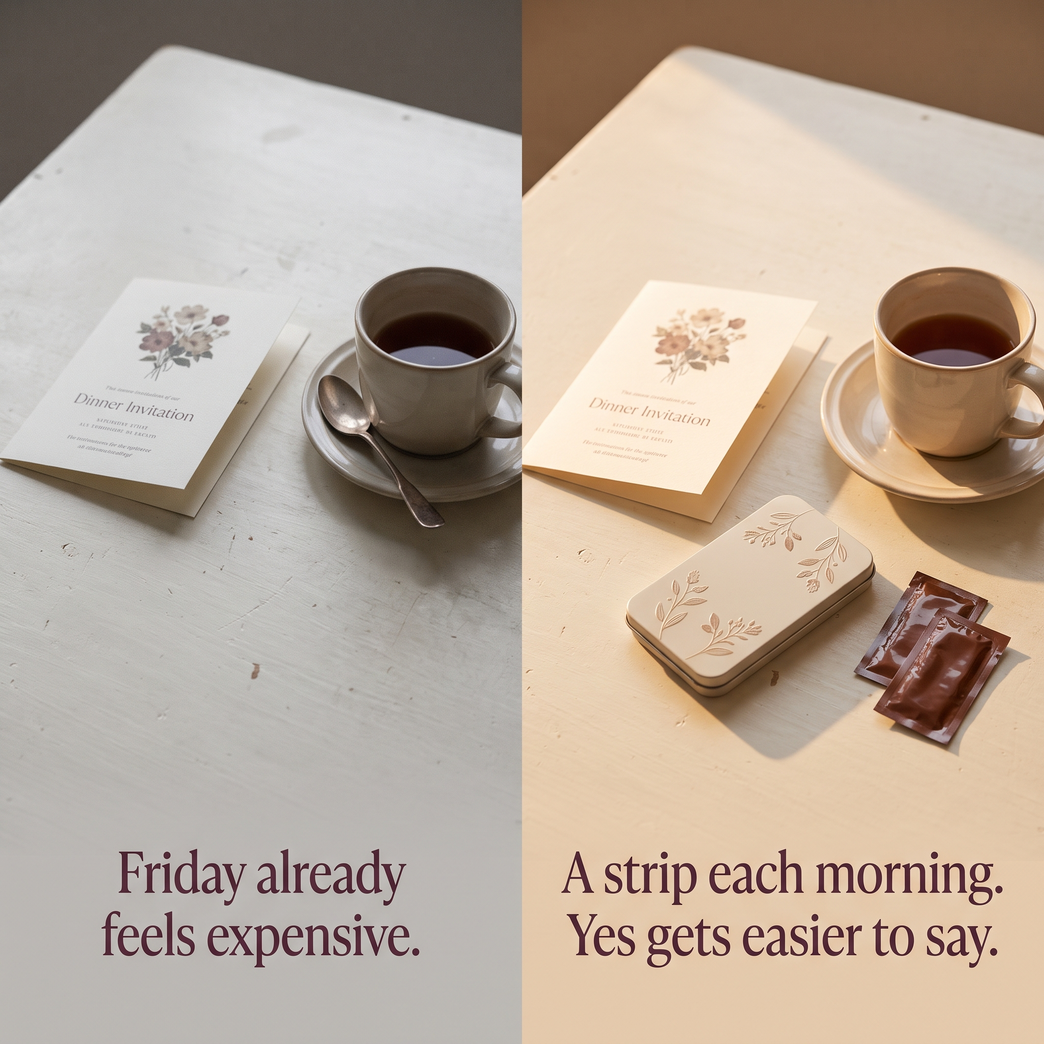 Friday already feels expensive, and a strip each morning alongside it