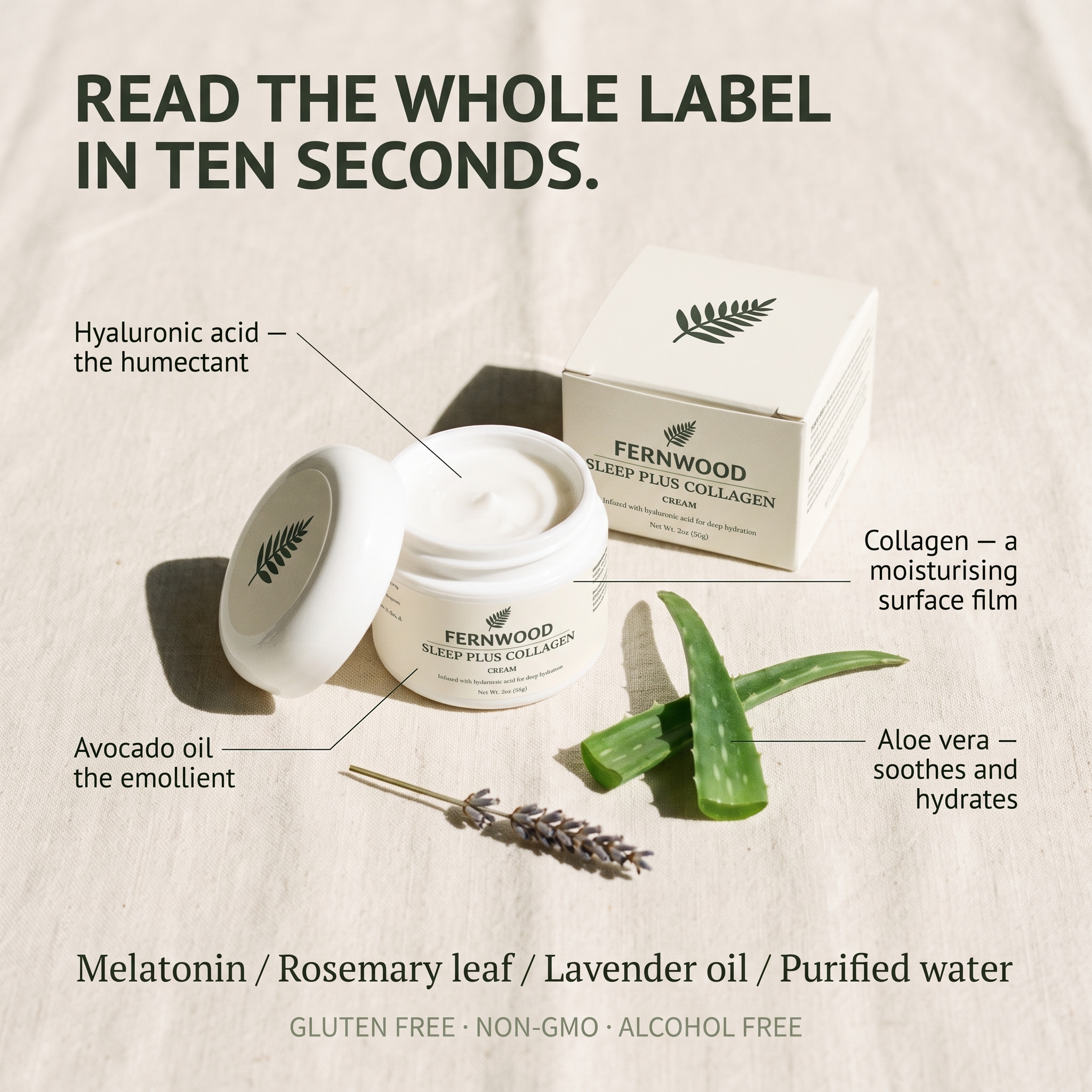 Read the whole label in ten seconds