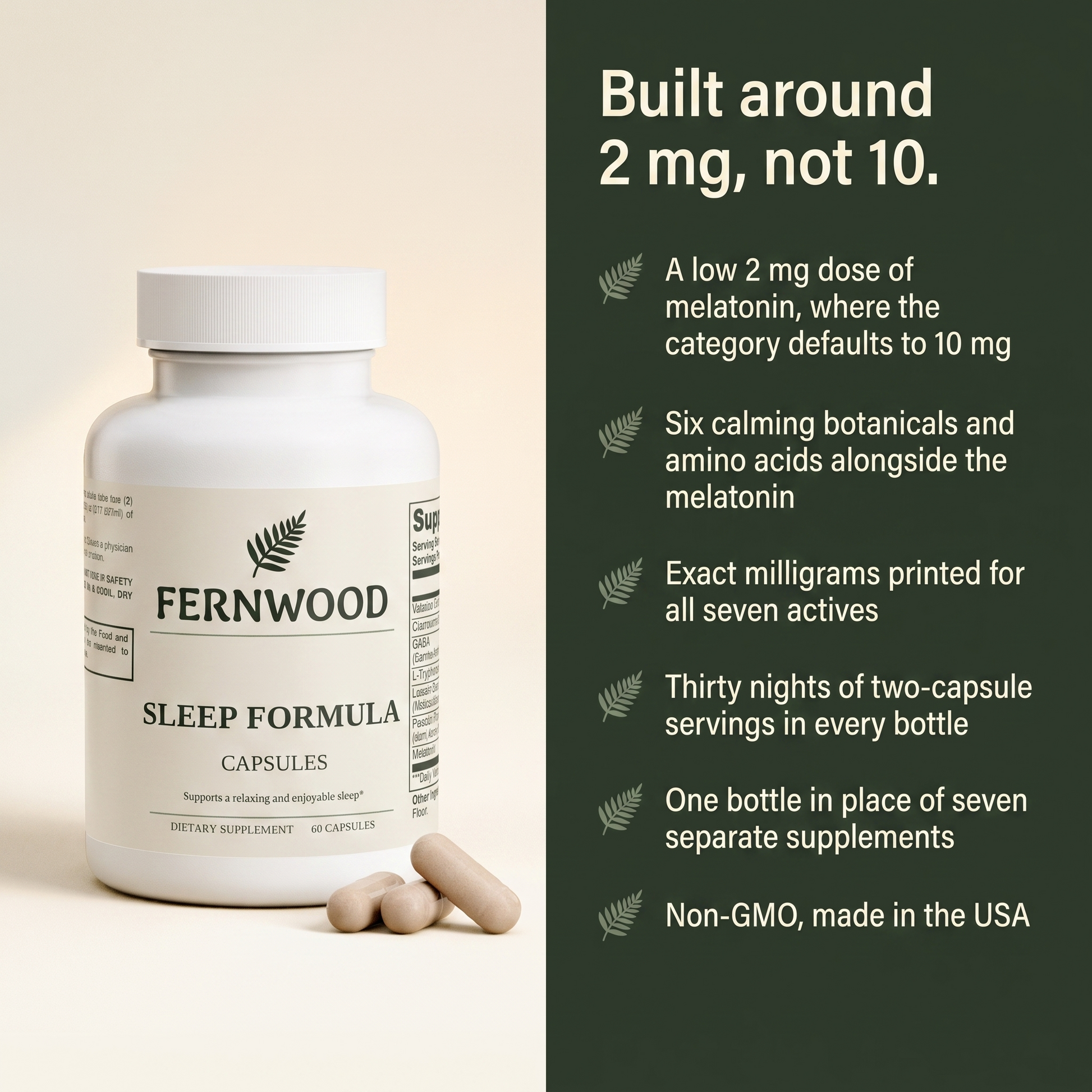 Built around 2 mg, not 10