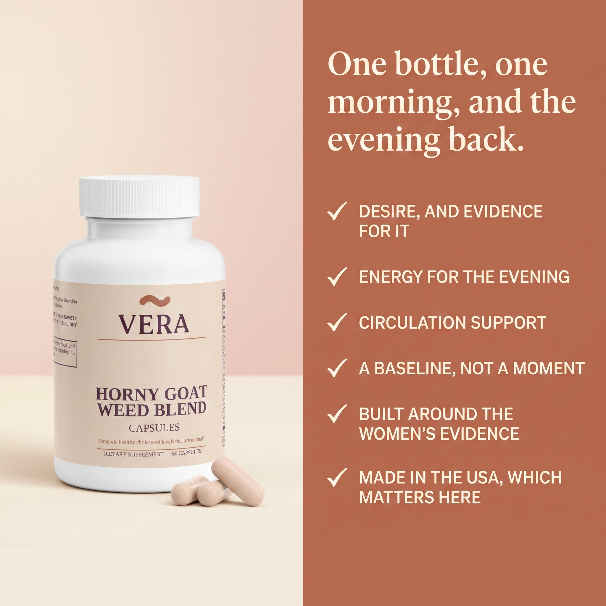 One bottle, one morning, and the evening back