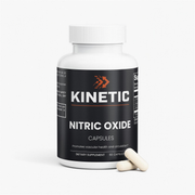 KINETIC Nitric Oxide, 60 vegan capsules, bottle with capsules - hero v1