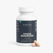 CORTEX Chaga Mushroom, 60 vegan capsules, 30 servings - hero 4K