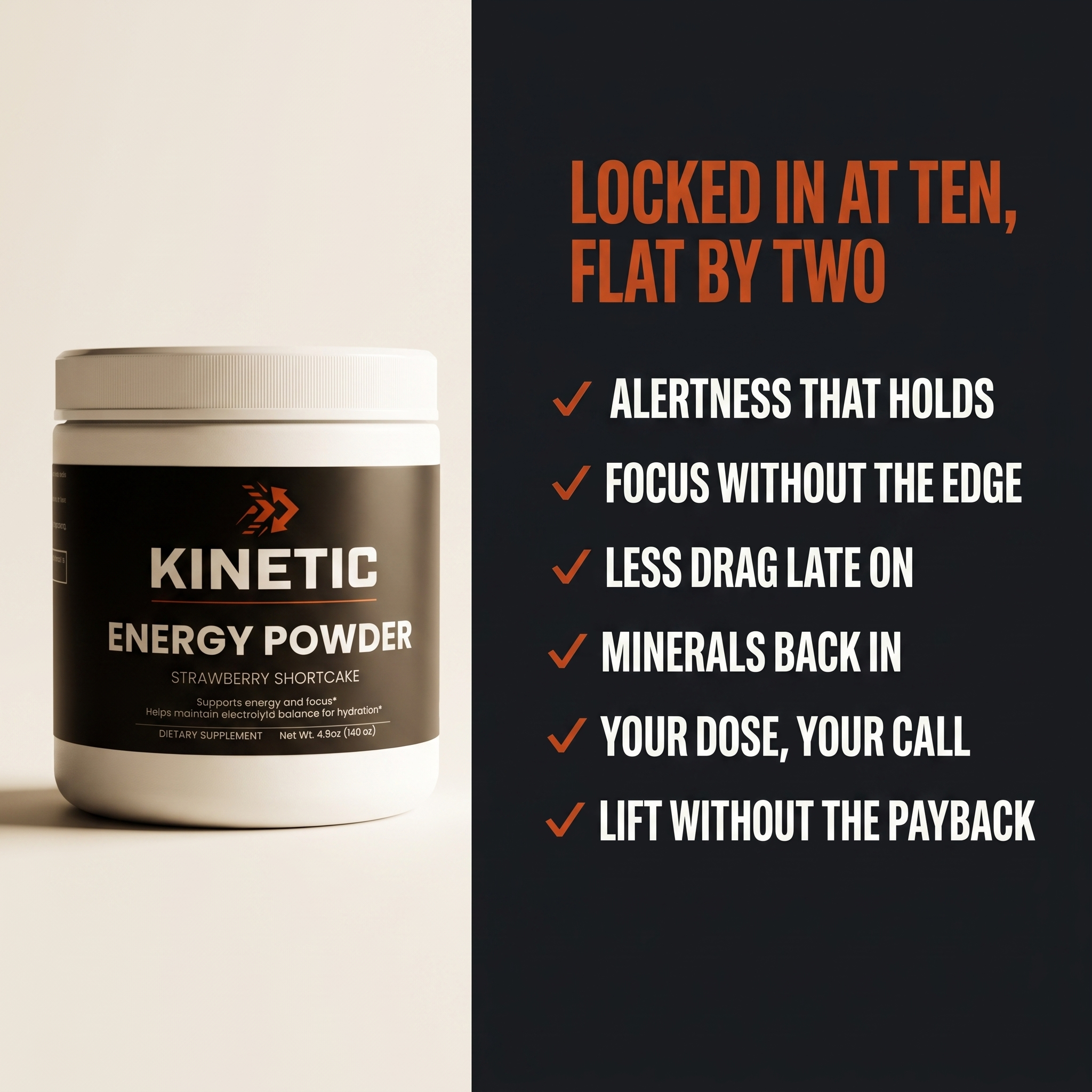 Locked in at ten, flat by two - six benefits v1