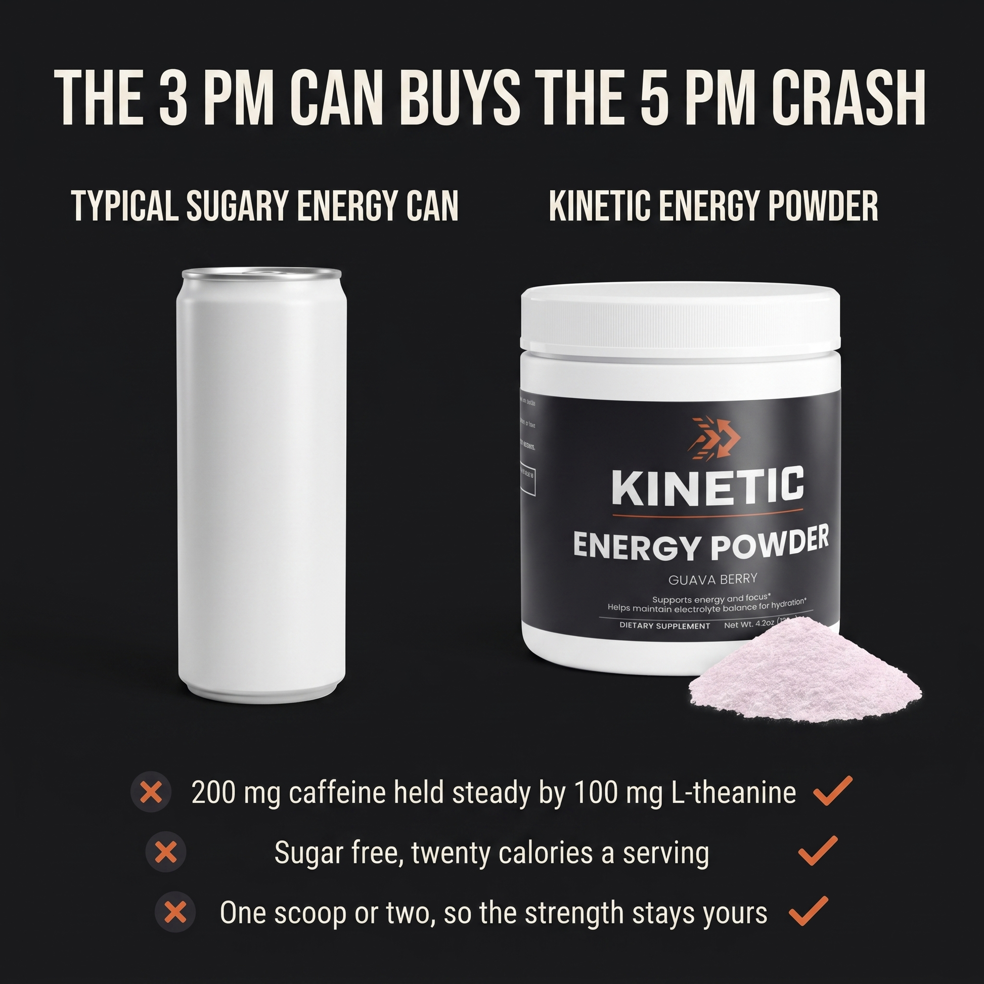 The 3 pm can buys the 5 pm crash