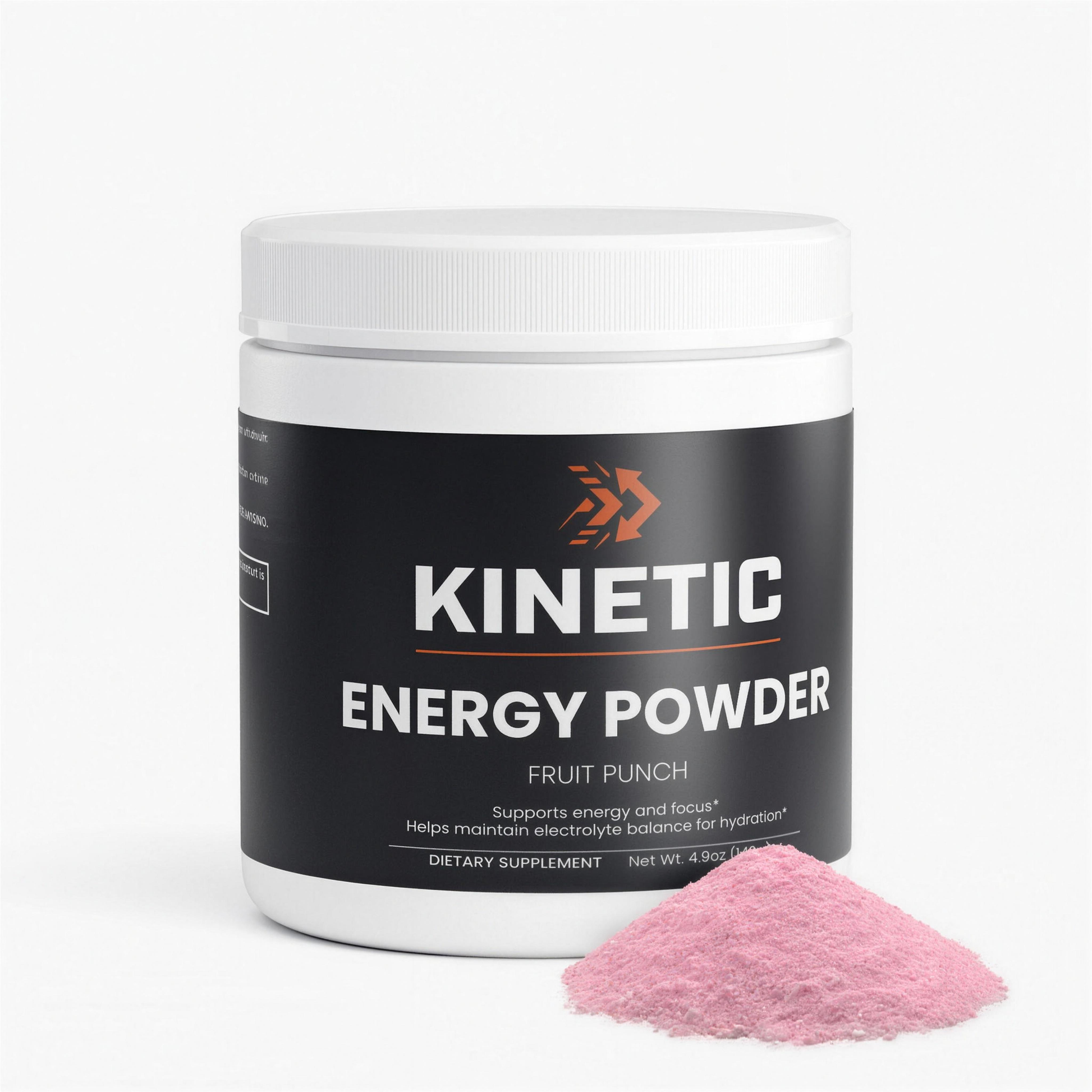 KINETIC Energy Powder, Fruit Punch, 20 servings - hero, 4K upscale (v1)