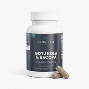 CORTEX Gotu Kola & Bacopa Clarity Complex, 231 mg six-botanical blend, 30 capsules - hero v1 4K