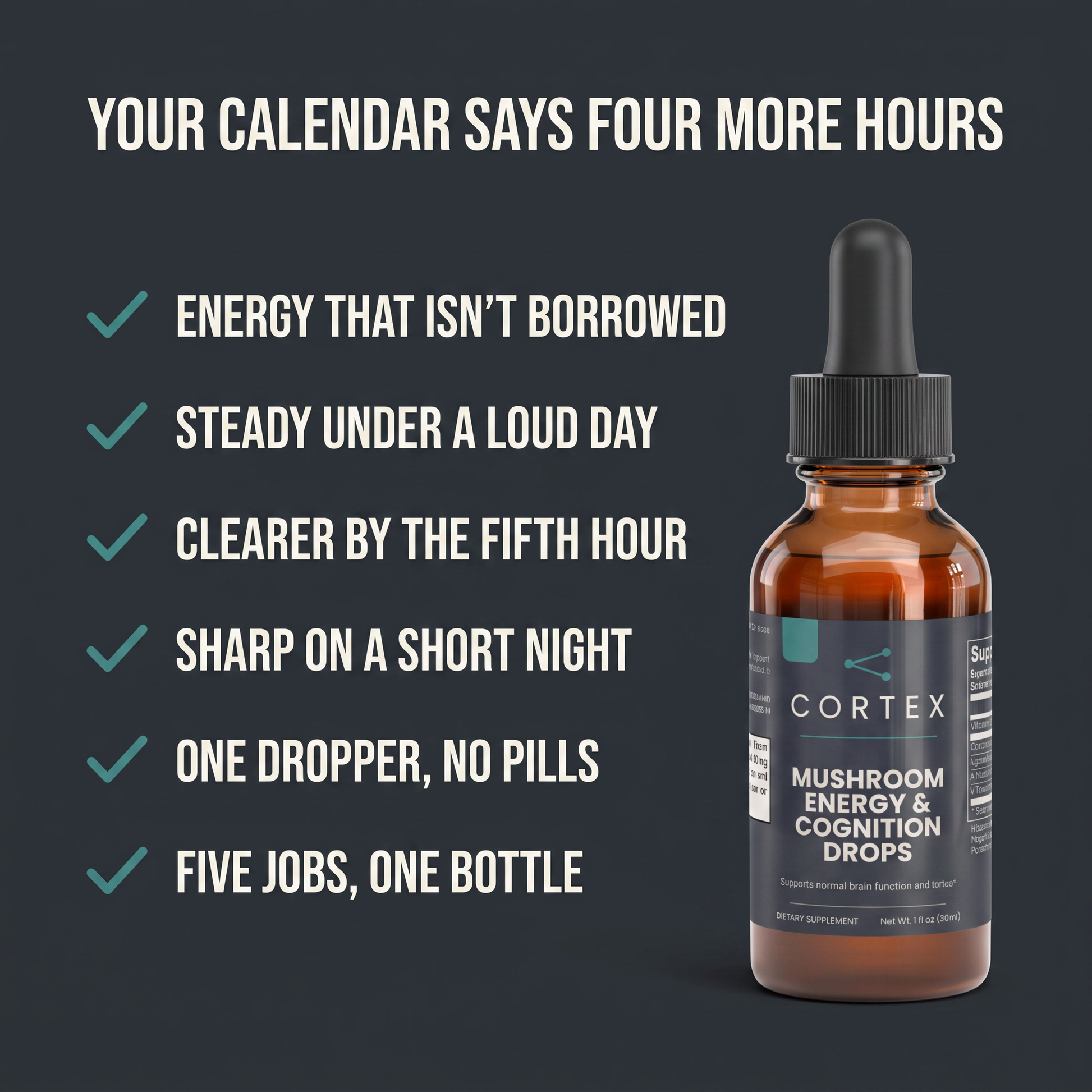 Your calendar says four more hours (six benefits v2)