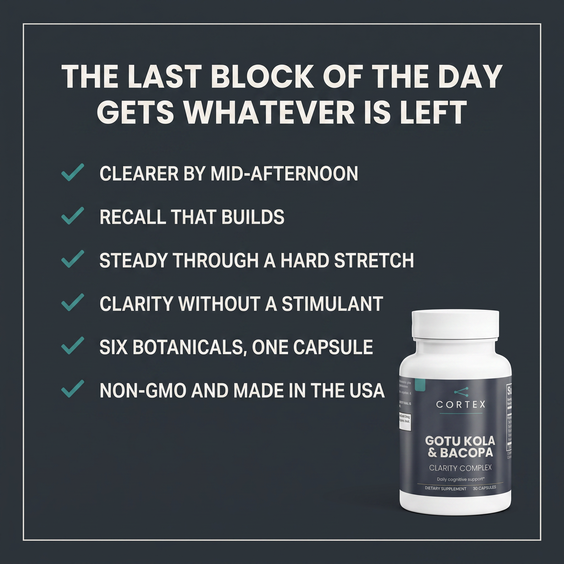 The last block of the day gets whatever is left - six benefits panel v2