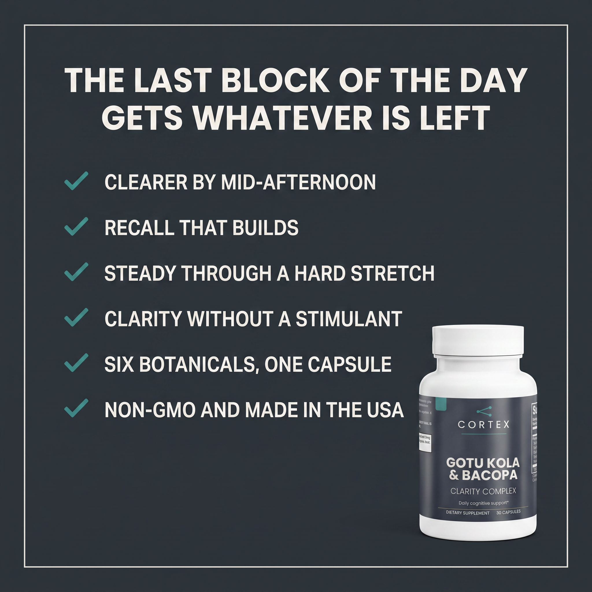The last block of the day gets whatever is left - six benefits panel v2